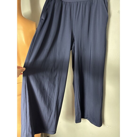 T by Talbots Out And About Pull On Active Pants L Petite Blue - Picture 8 of 11